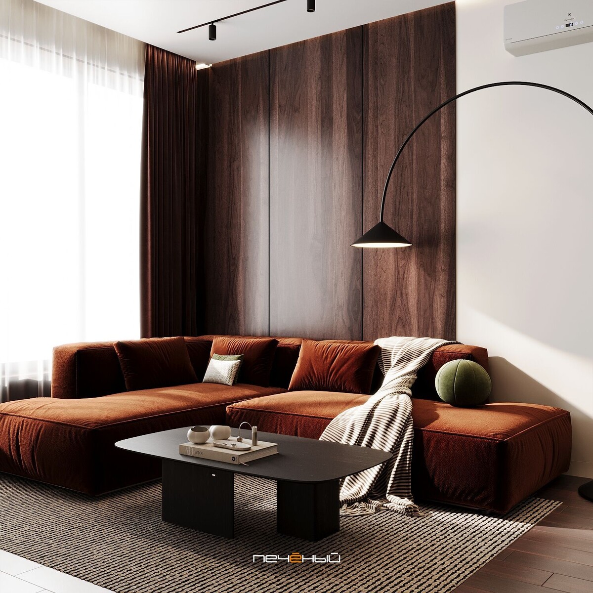 Дизайн кухни-гостиной