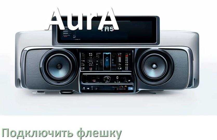 
Как к магнитоле AurA подключить USB флешку и включить через AUX