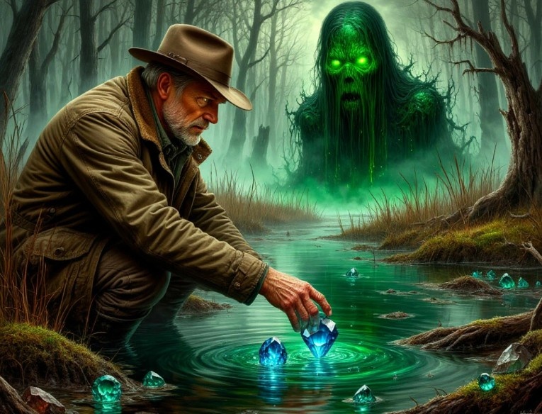 Момент страшной встречи с Лихо в черной трясине