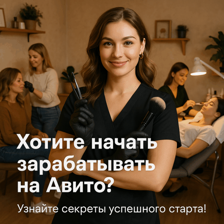    Как бьюти-мастеру начать успешно работать на Авито и привлекать клиентов без затрат и рисков? admin