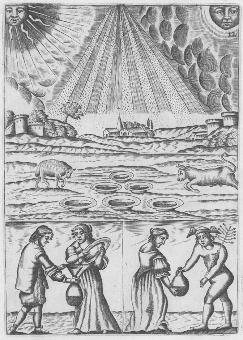 Mutus Liber - Гравюра № 12.