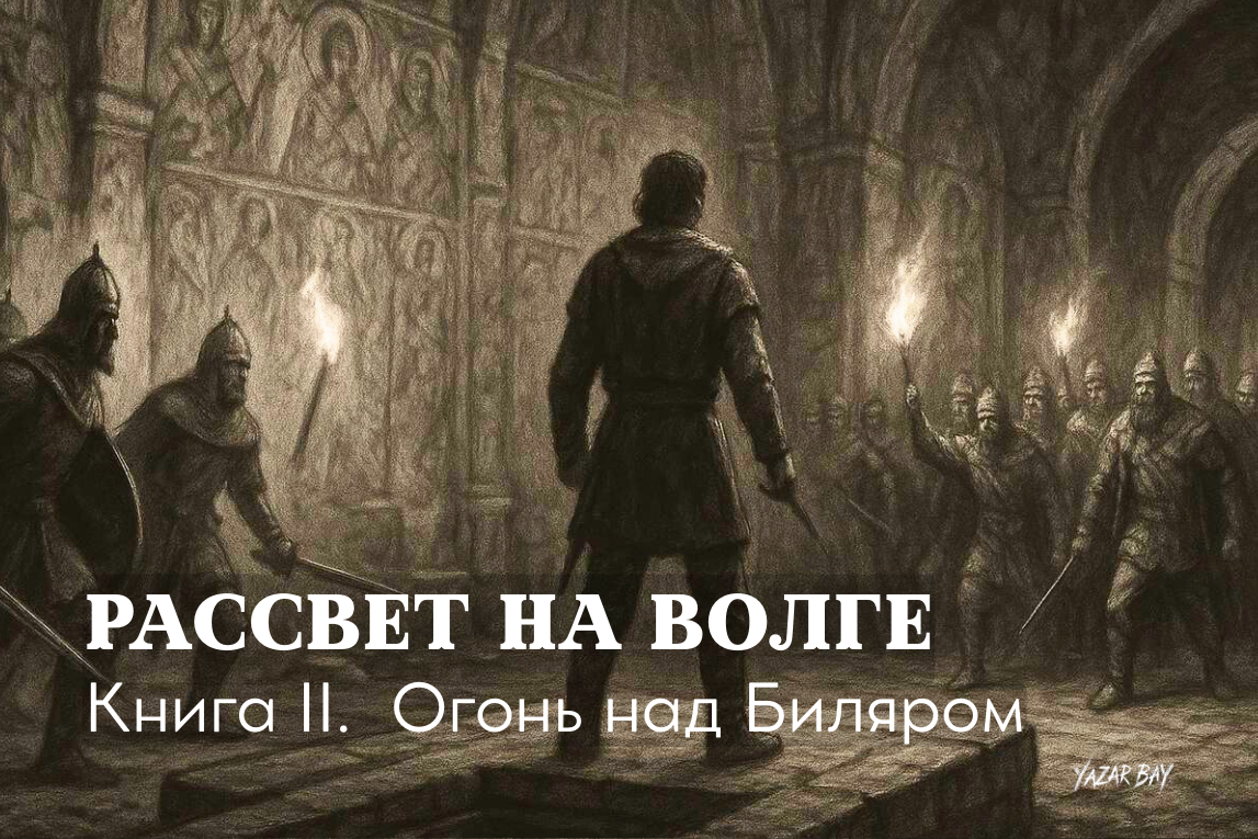  В подземном святилище, освещенном факелами, разворачивается напряженная сцена. ©Язар Бай