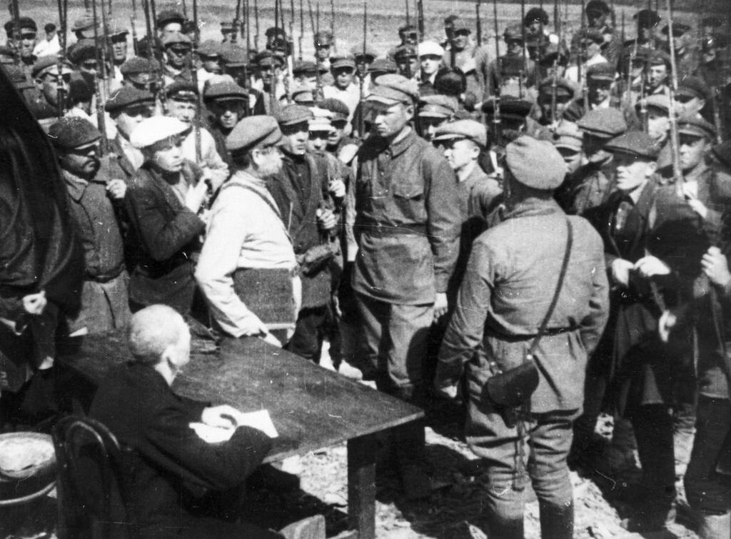 Запись в РККА. 