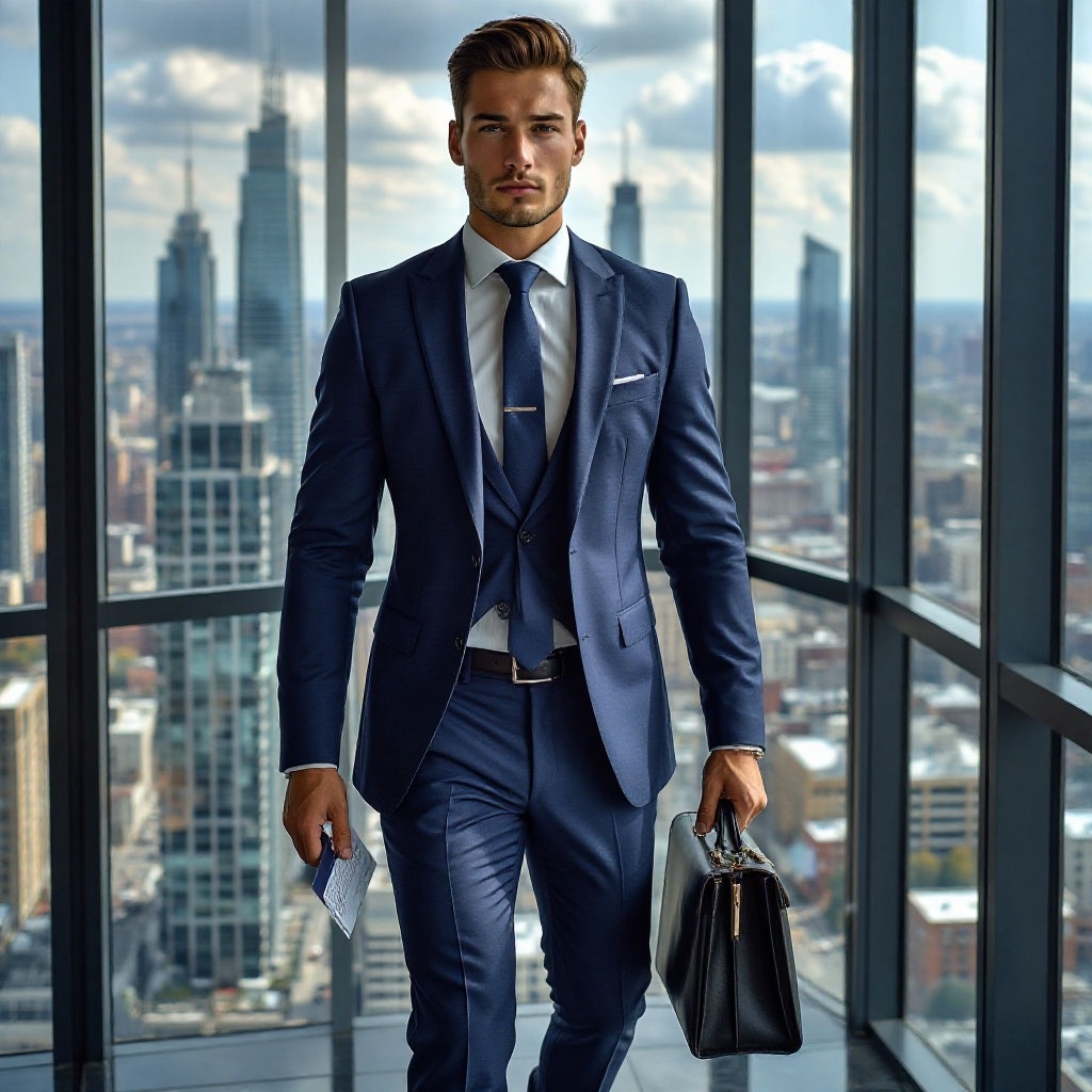 Уверенный мужчина