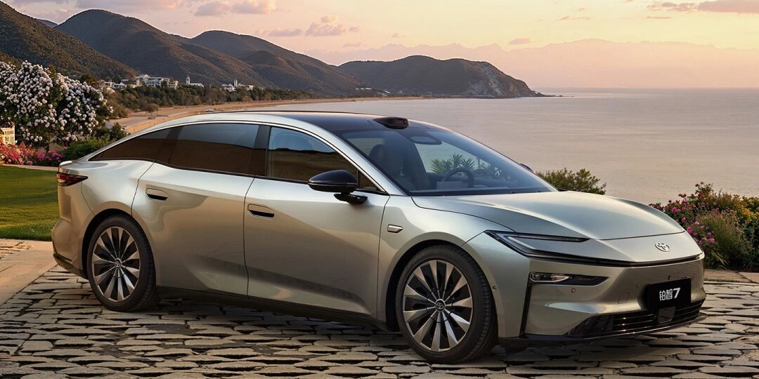 Toyota представила новый электро-седан.