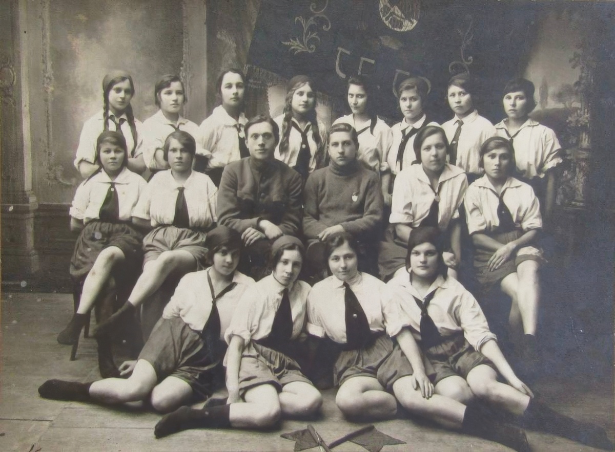 1925 год. Смоленская область. Спортивная группа города Вязьмы