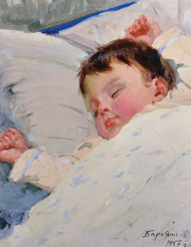 Бароянц Михаил Сергеевич (1925–2006) «Уснул» 1957