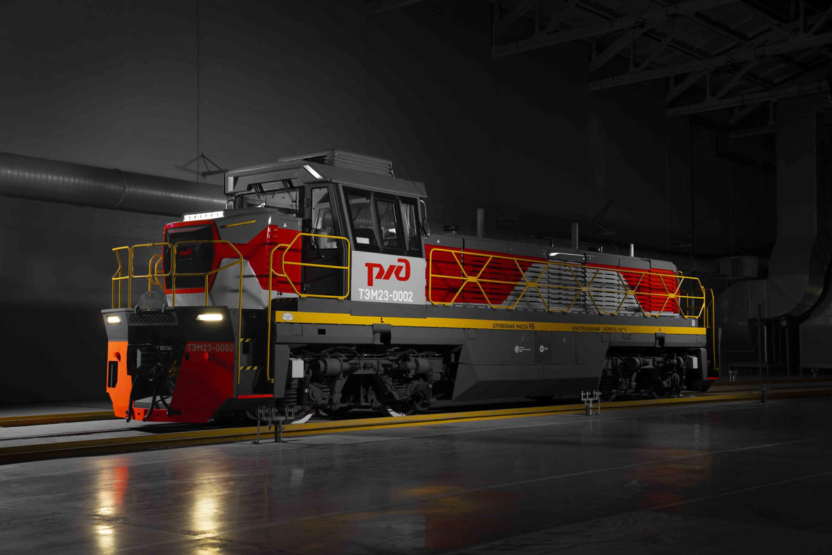 Маневровый тепловоз ТЭМ23. Источник: ТМХ