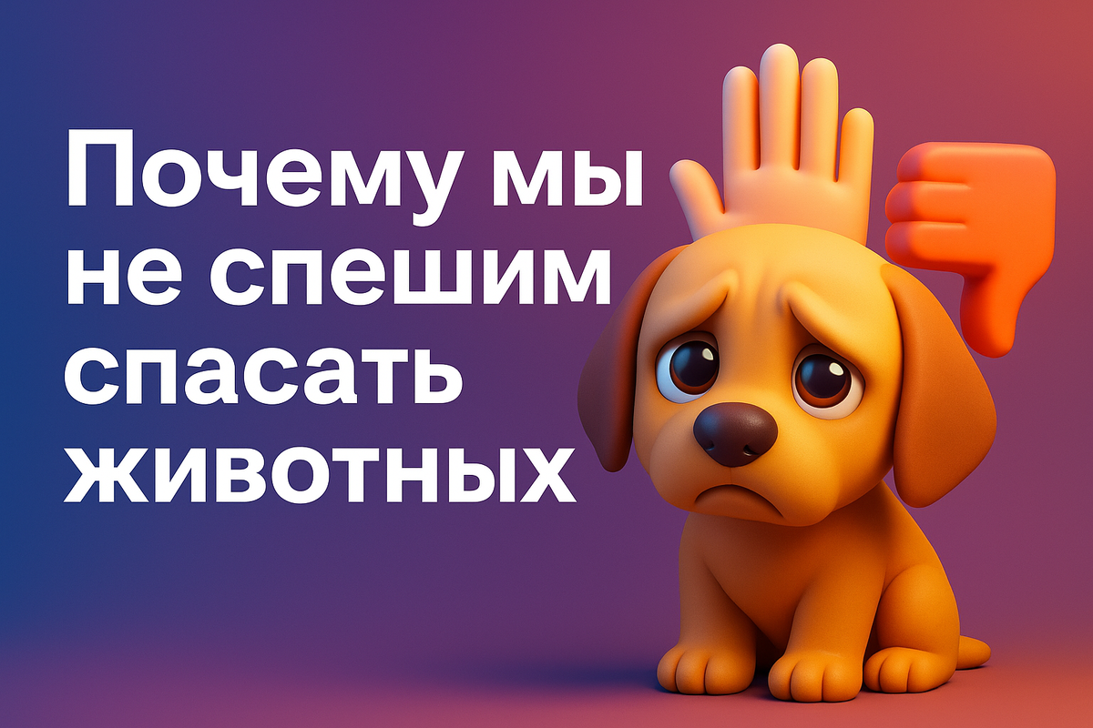 Каждый день мы решаем: пролистать видео со страдающим животным или сделать шаг навстречу помощи.