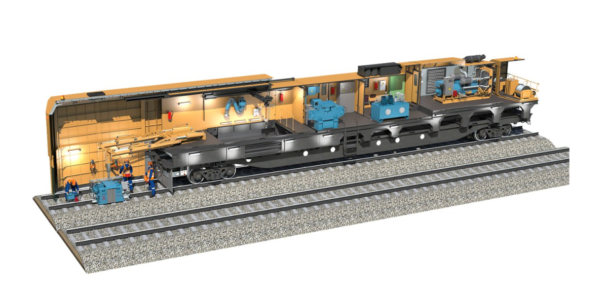 Проект комплекса по сварке рельсовых путей РСМ-2000. Источник: Группа ПТКм