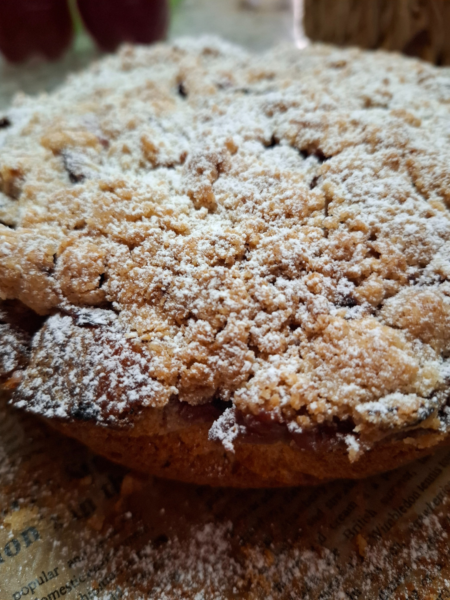 Фото автора.Кухен-немецкий сливовый пирог