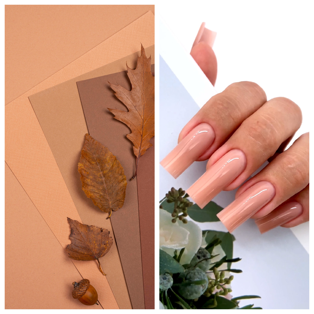 На ногтях - шоколадный камуфляж Onni Chocolate