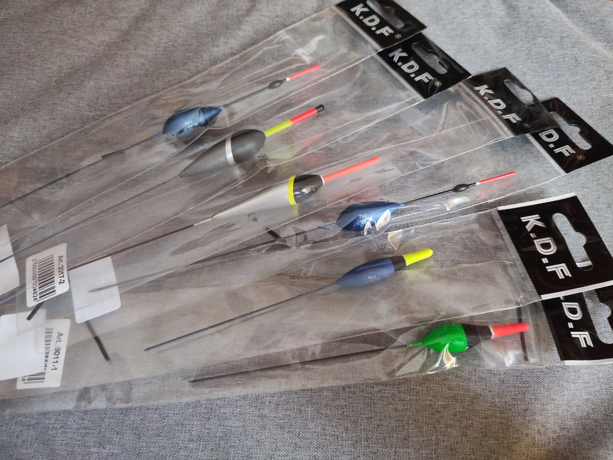 Доступные любительские поплавки из ассортимента KDF