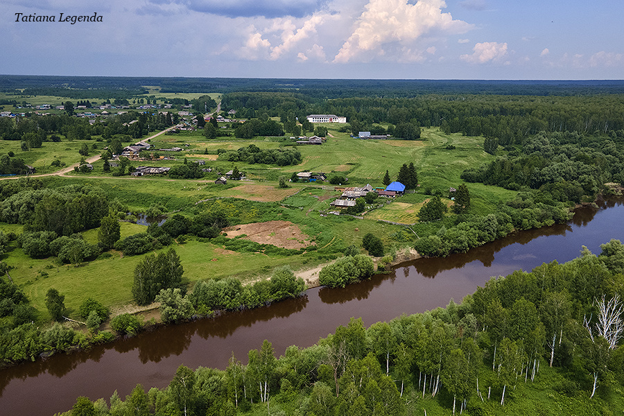 д. Плотбище, река Тара, Омская область. Фото: Соколова Татьяна, г. Омск