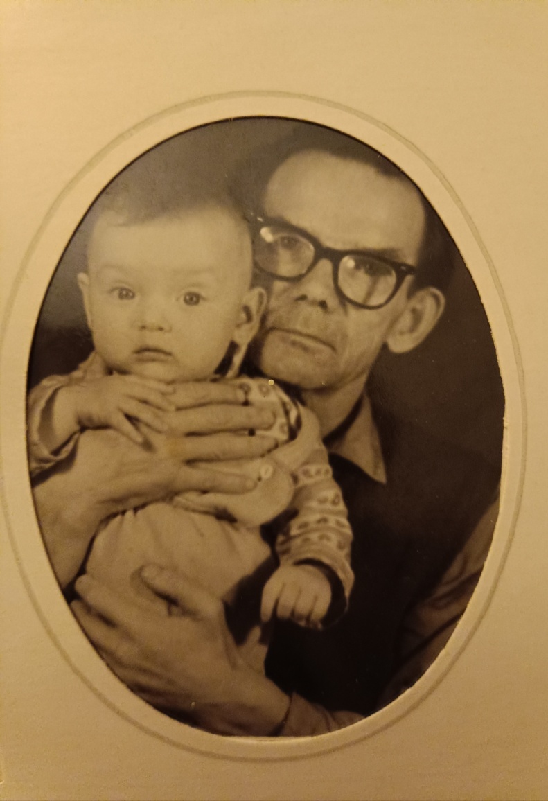Я с дедом. 1967 год.