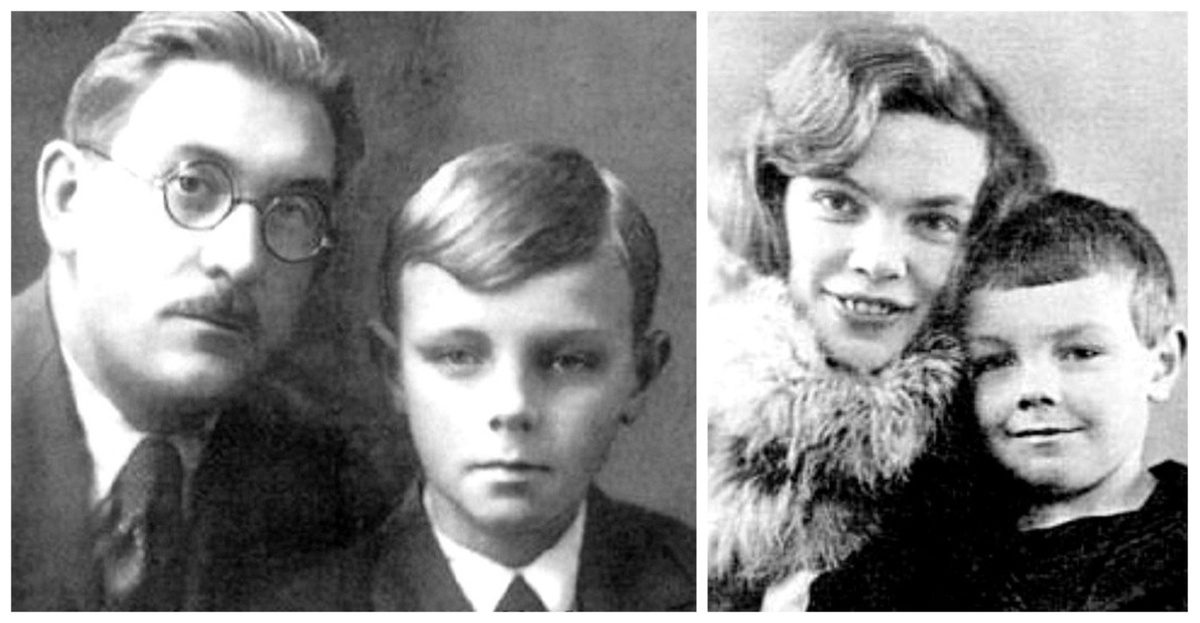 Кирилл Лавров с отцом, Юрием Лавровым, и мамой, Ольгой Гудим-Левкович. Коллаж (источник фото: kinofan.ucoz.club)