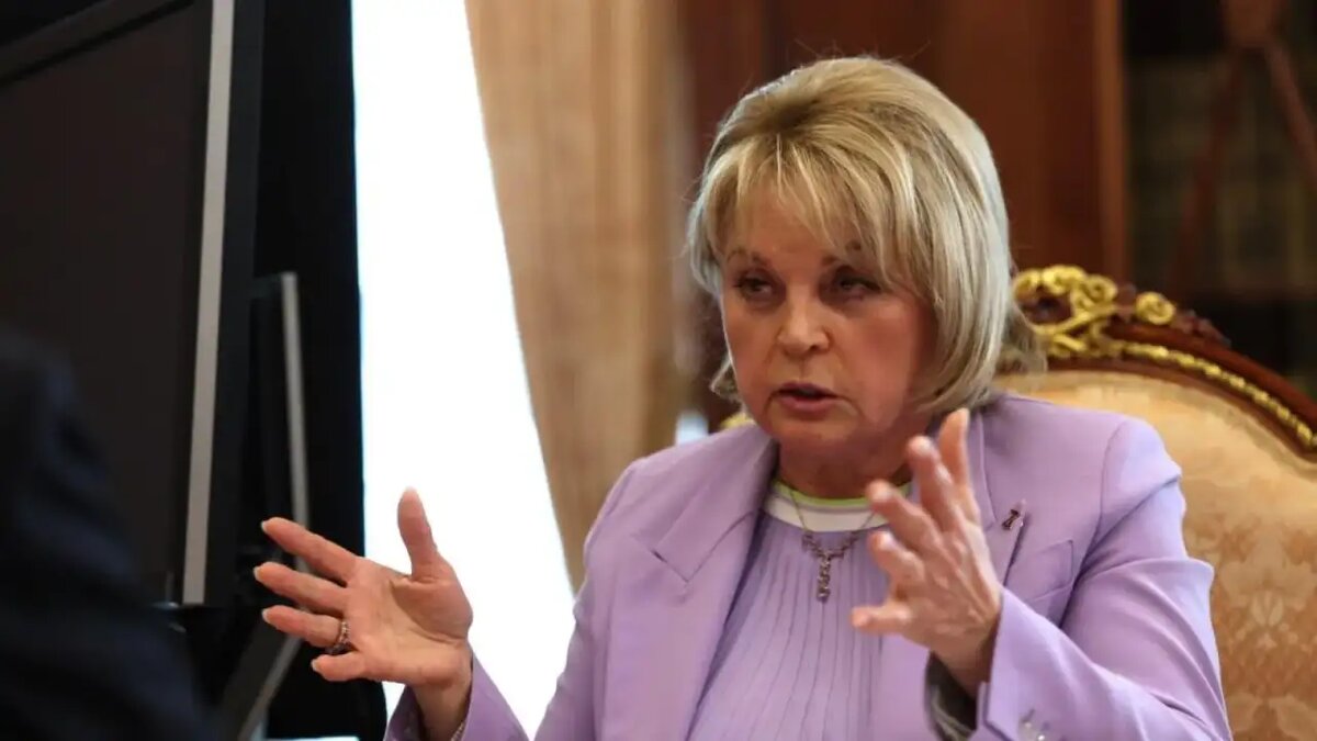    Председатель ЦИК РФ Элла Памфилова.