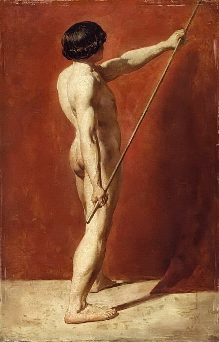 Обнаженный с древком
