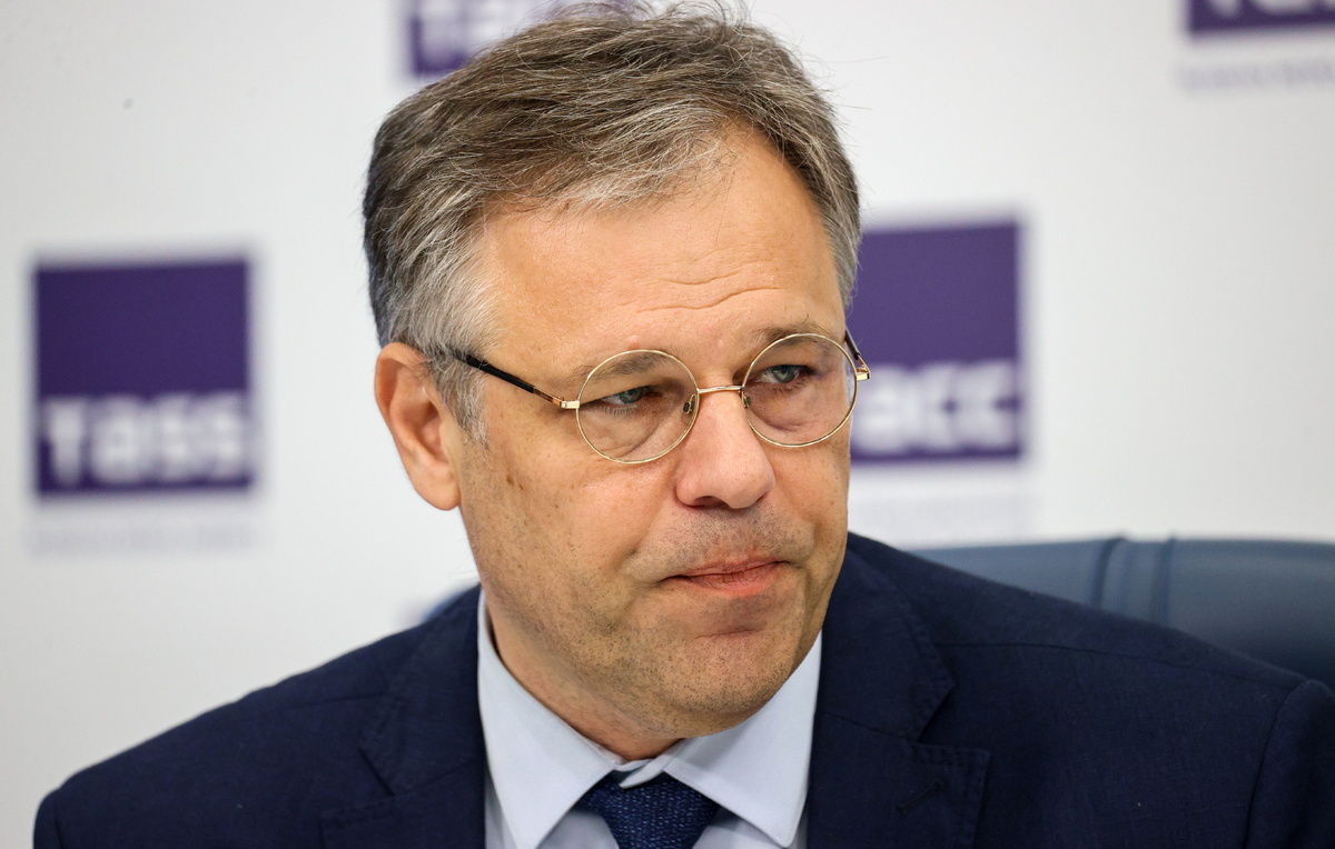    Посол по особым поручениям МИД РФ по вопросам преступлений киевского режима Родион Мирошник  Валерия Калугина/ТАСС