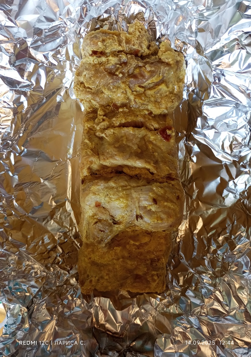 Это уже на чистой фольге лежит.