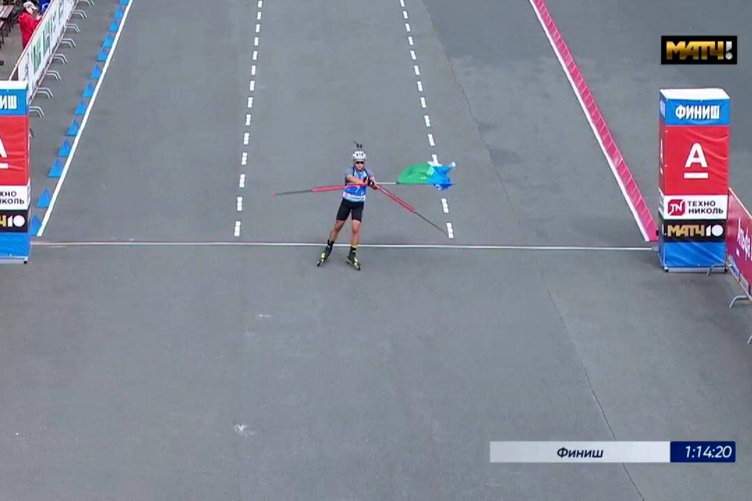    Губернатор Югры поздравил команду региона с победой в мужской эстафете на чемпионате России по летнему биатлону