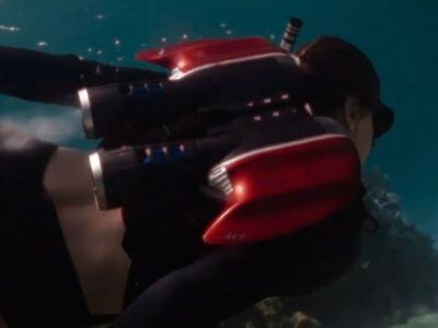    Подводный реактивный ранец Kikfin позволяет плавать, как рыба