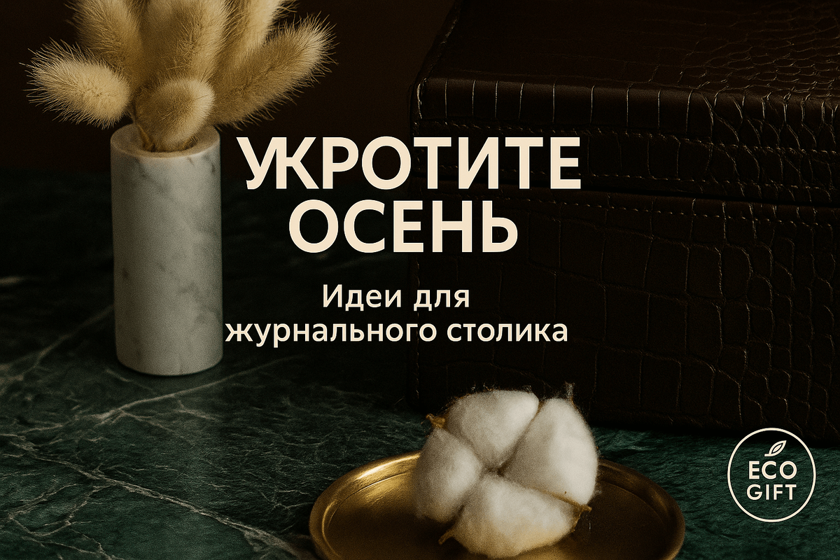    Пять идей осеннего декора для журнального столика Марина Погодина