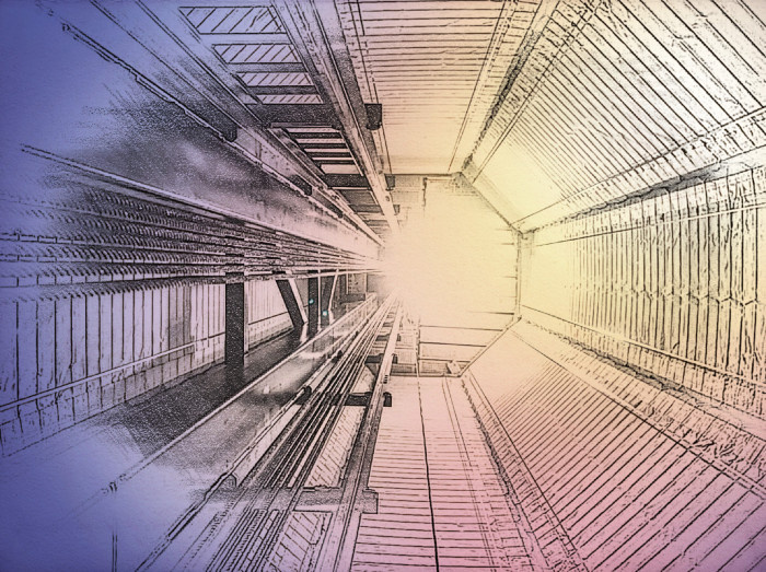 Рекордная высота: самая длинная (по высоте проема) в мире противопожарная штора-«Гармошка»