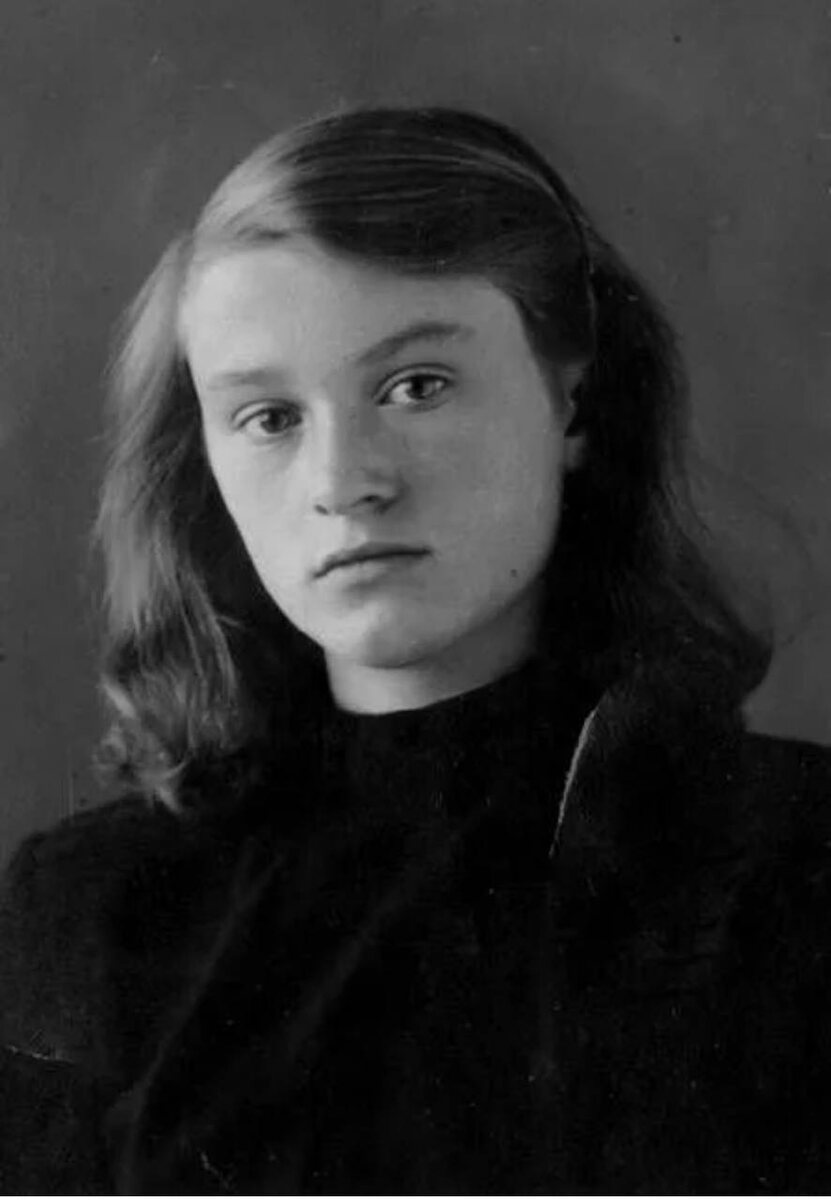 Валентина Талызина в молодые годы