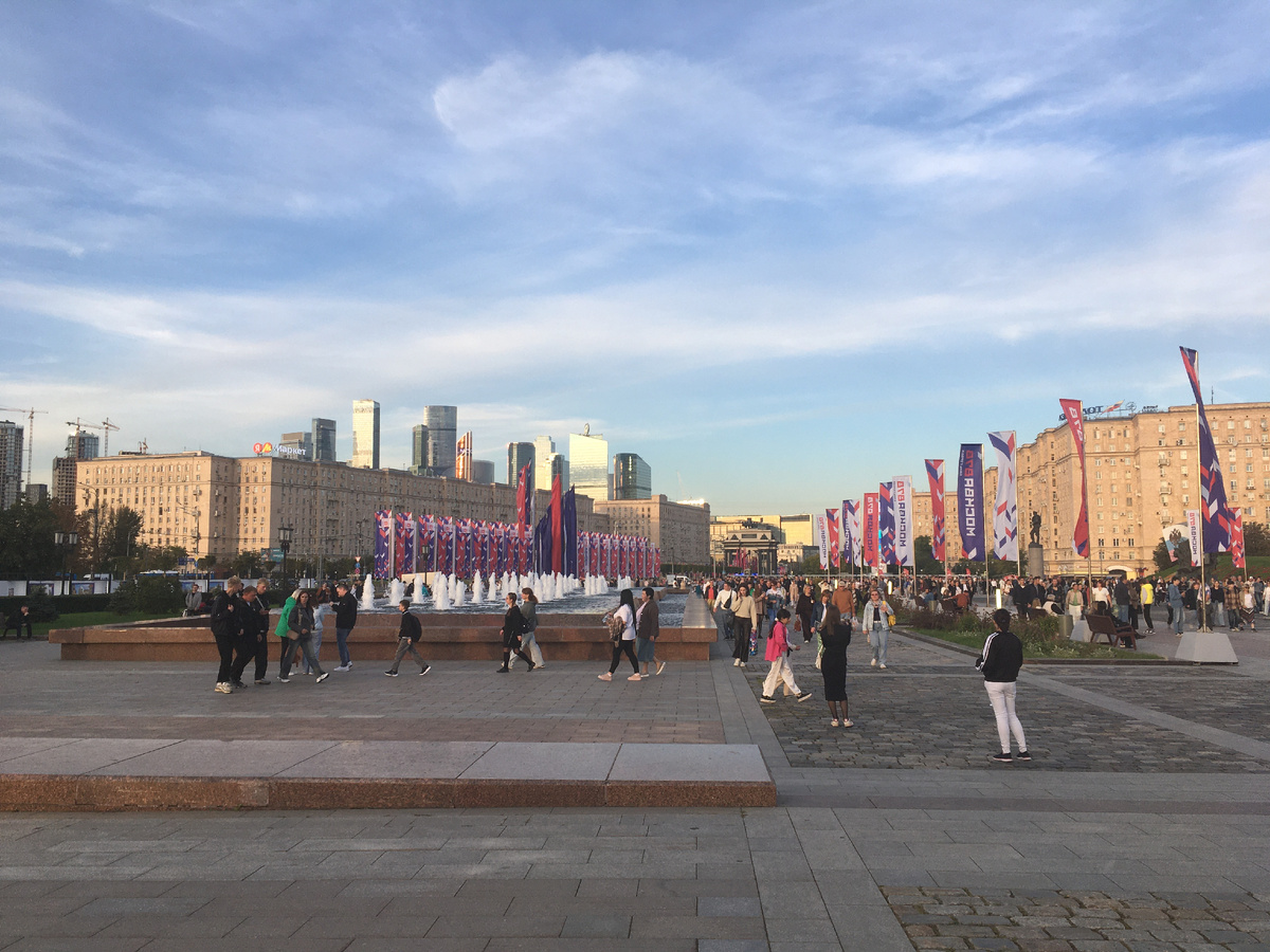 На Поклонной горе в День города