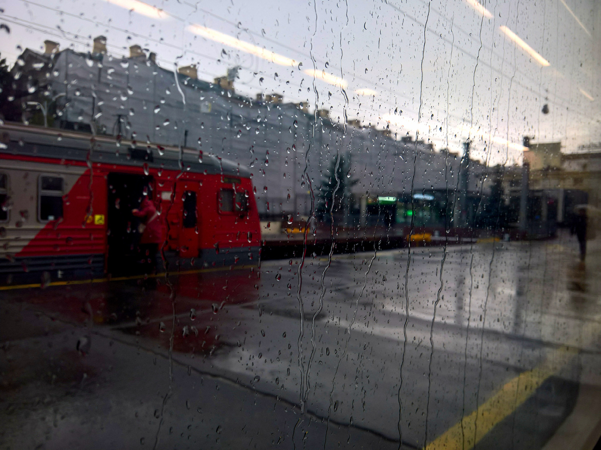 Дождик разыгрался