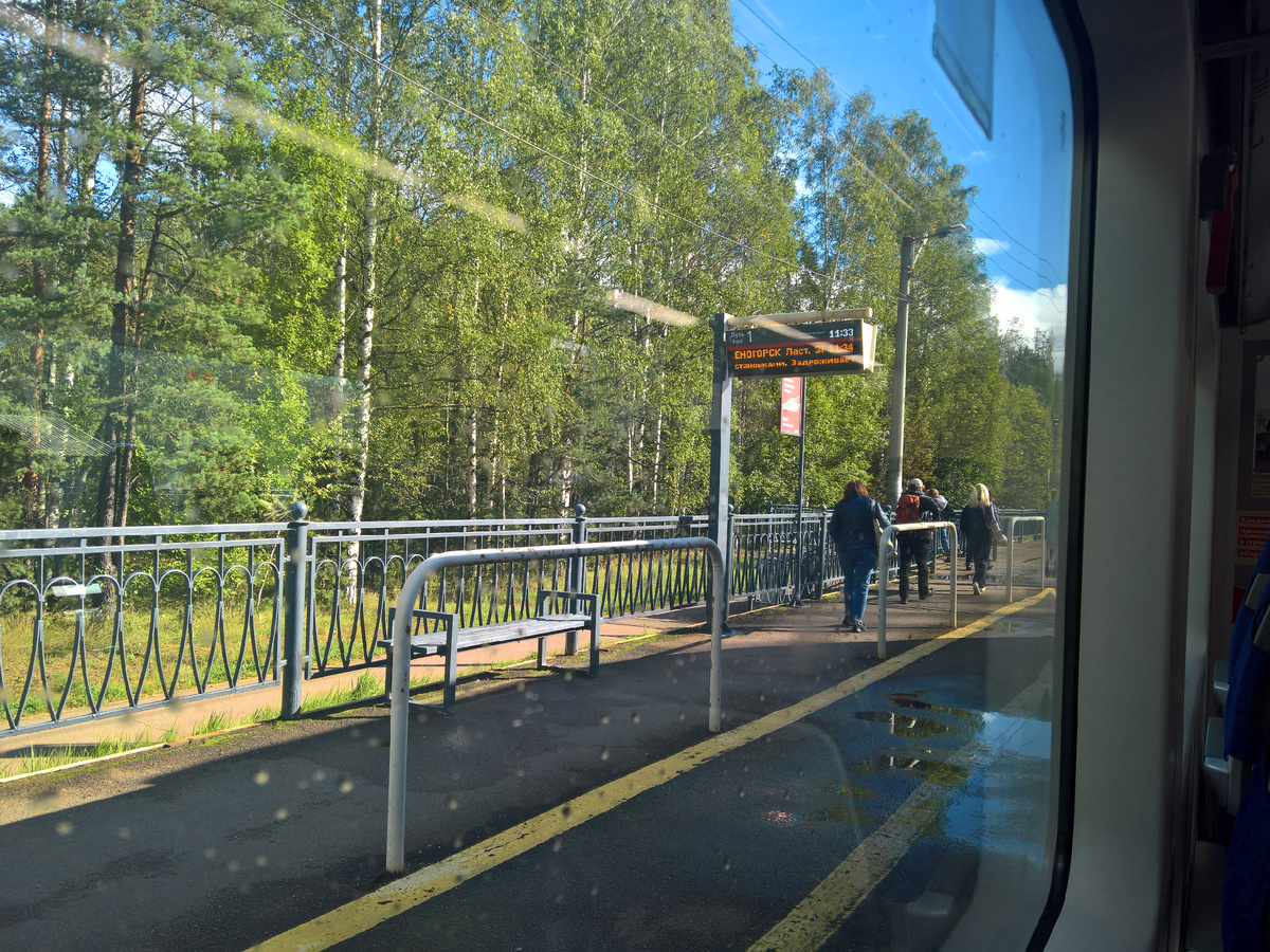 Ближе к Зеленогорску погода меняется