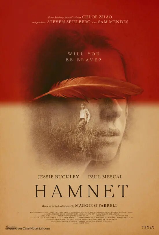 вариант постера к фильму "Хамнет" (2025) | источник фото CineMaterial