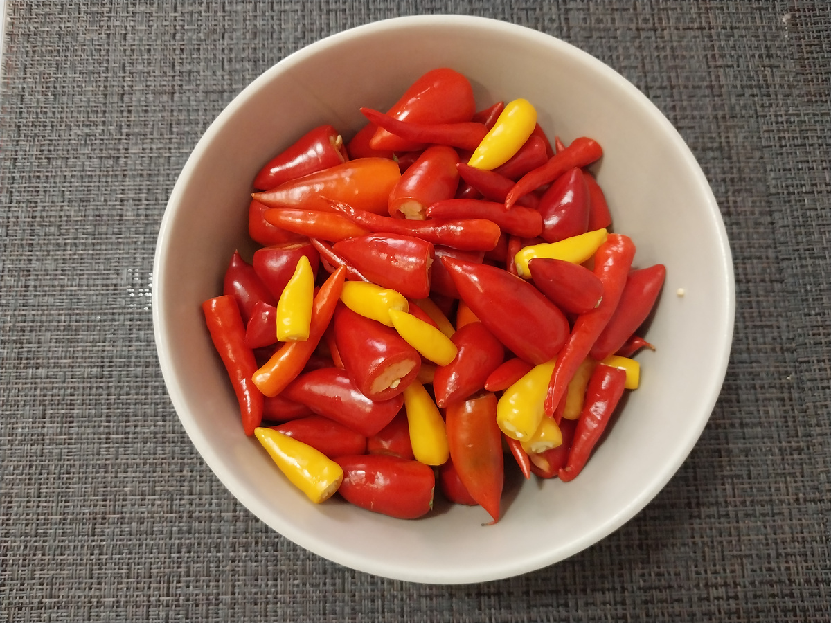 Перчики готовы к консервации.