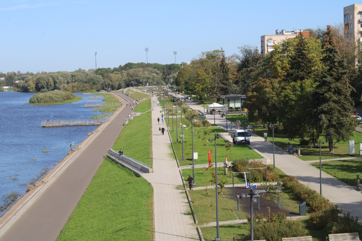 Набережная Александра Невского в новом виде
