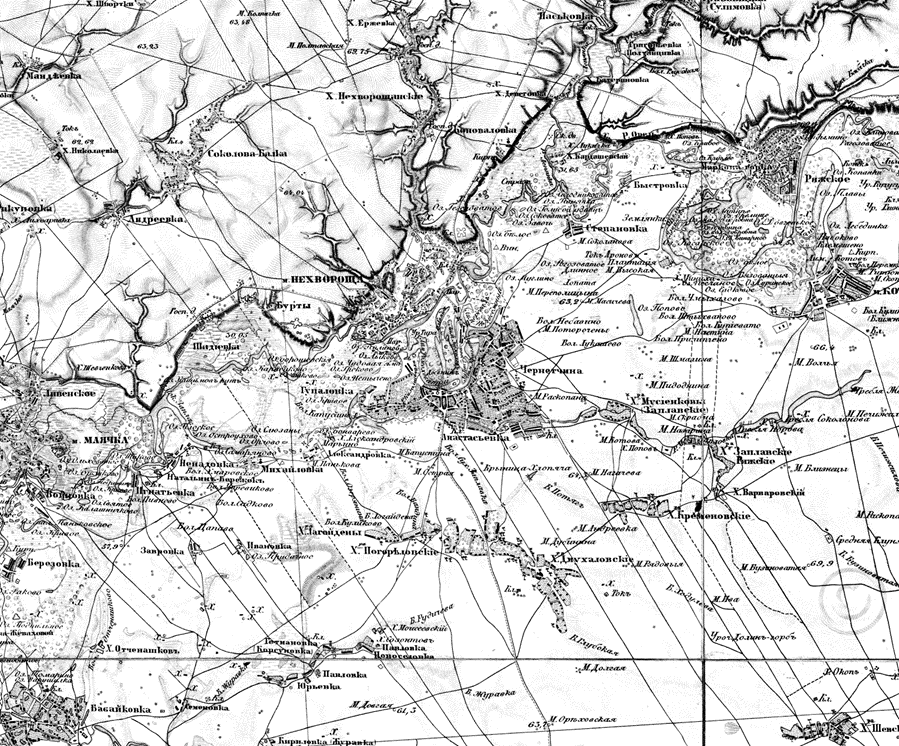 Гупаловка и окрестности.