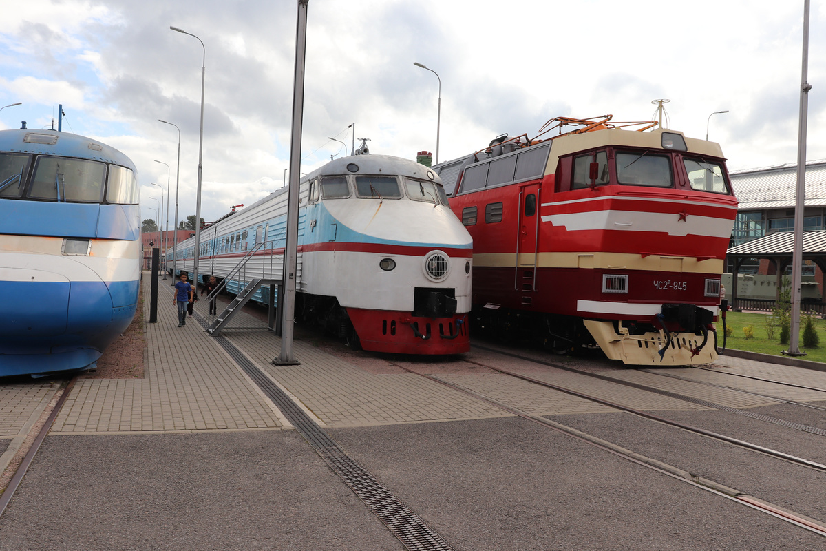 ЭР-200-1 в музее Железных дорог России в Петербурге