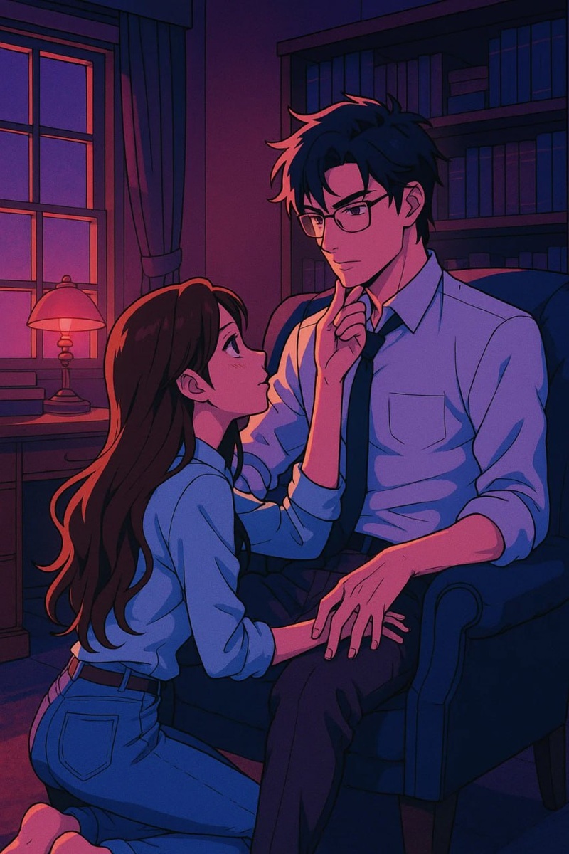 Арт к истории, взят из тг писательницы: Эва Мун