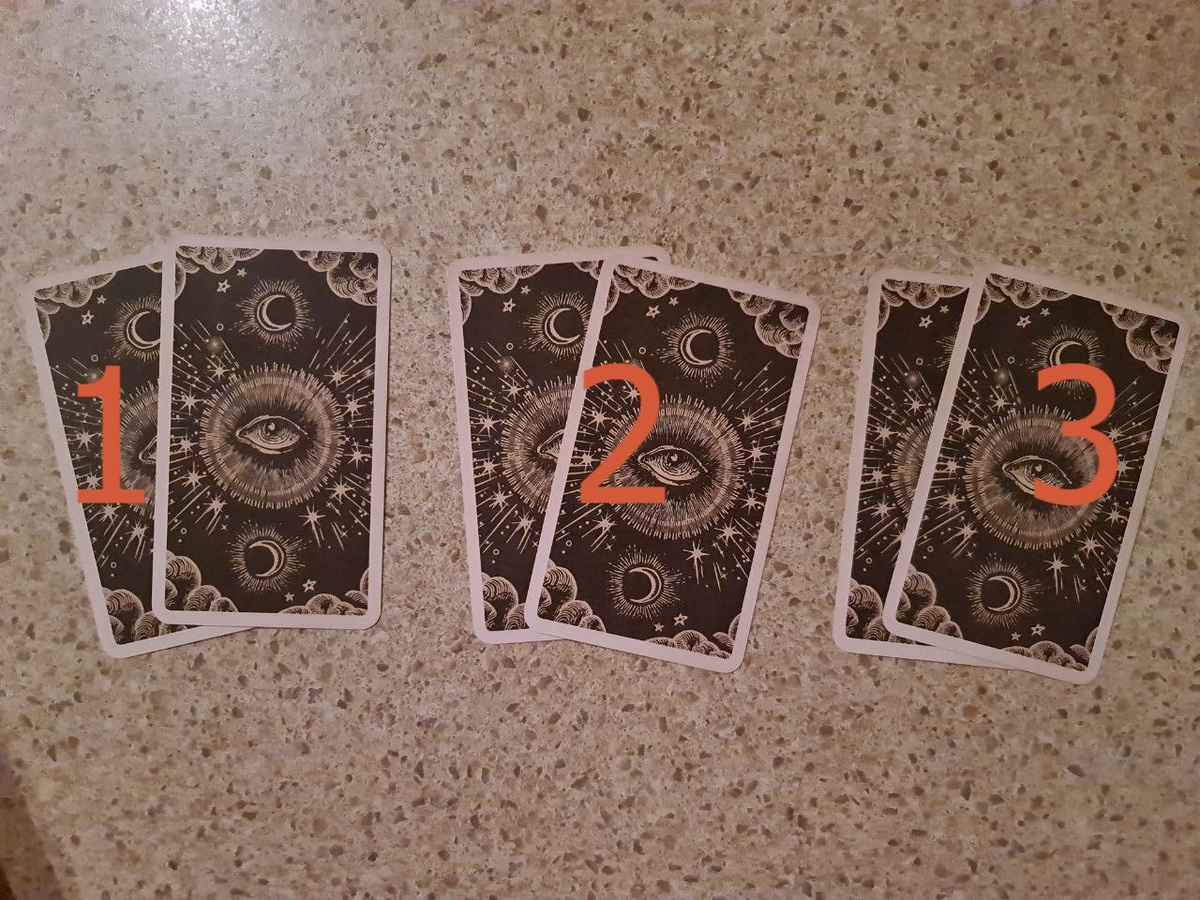 Позиции расклада. Фото автора