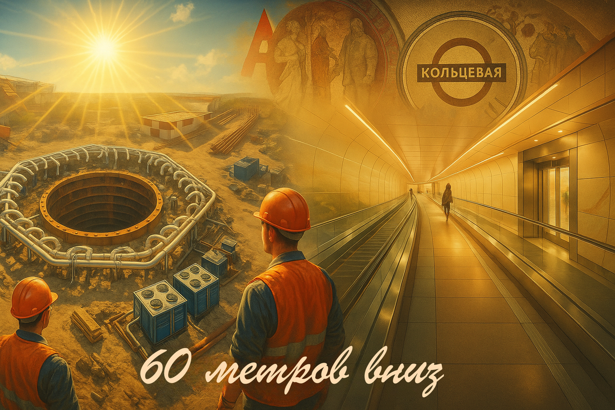 Художественный нейро-арт коллаж