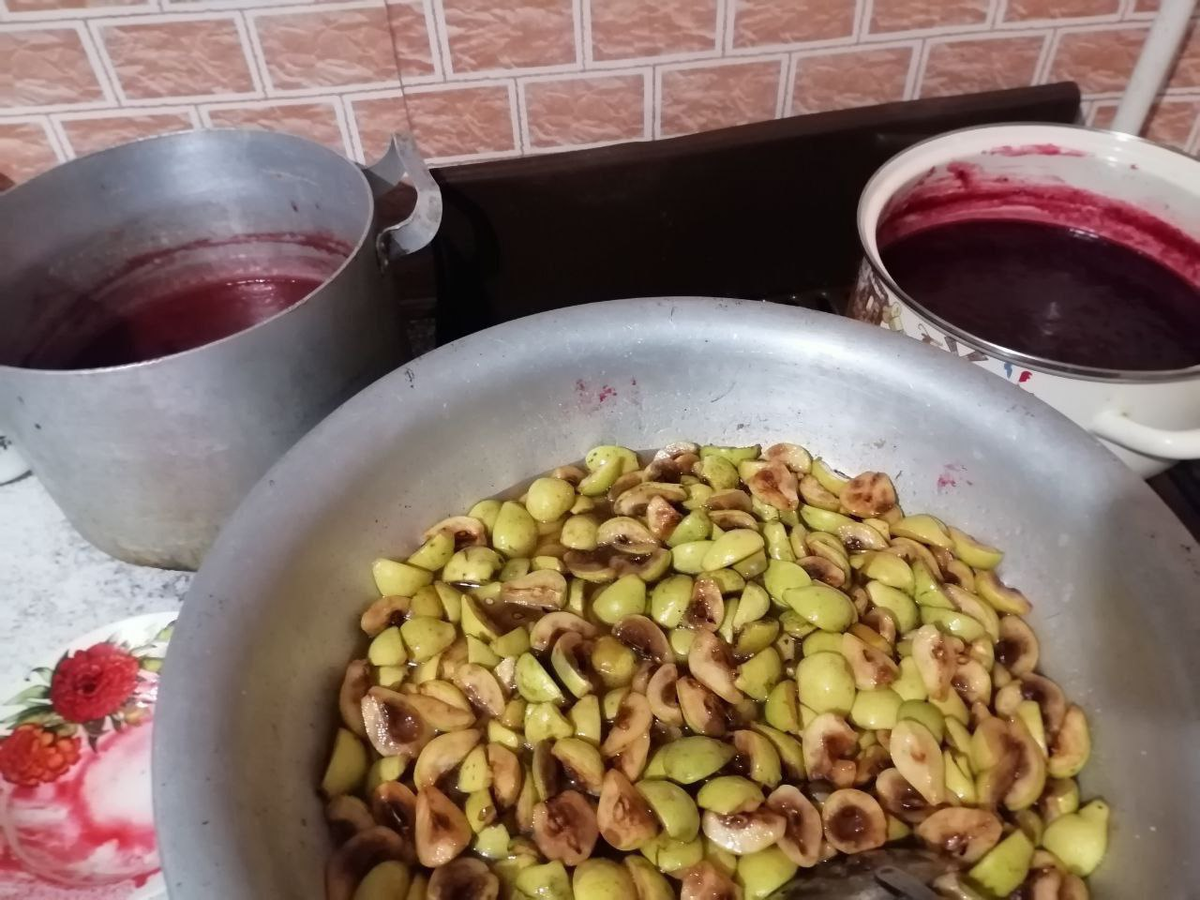 мамины фотки из отпуска) никаких фото в купальнике на пляже, вот, варенье варит...