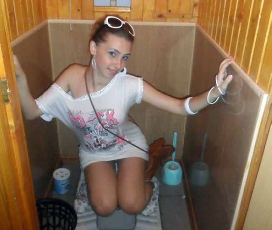 Селфи в туалете