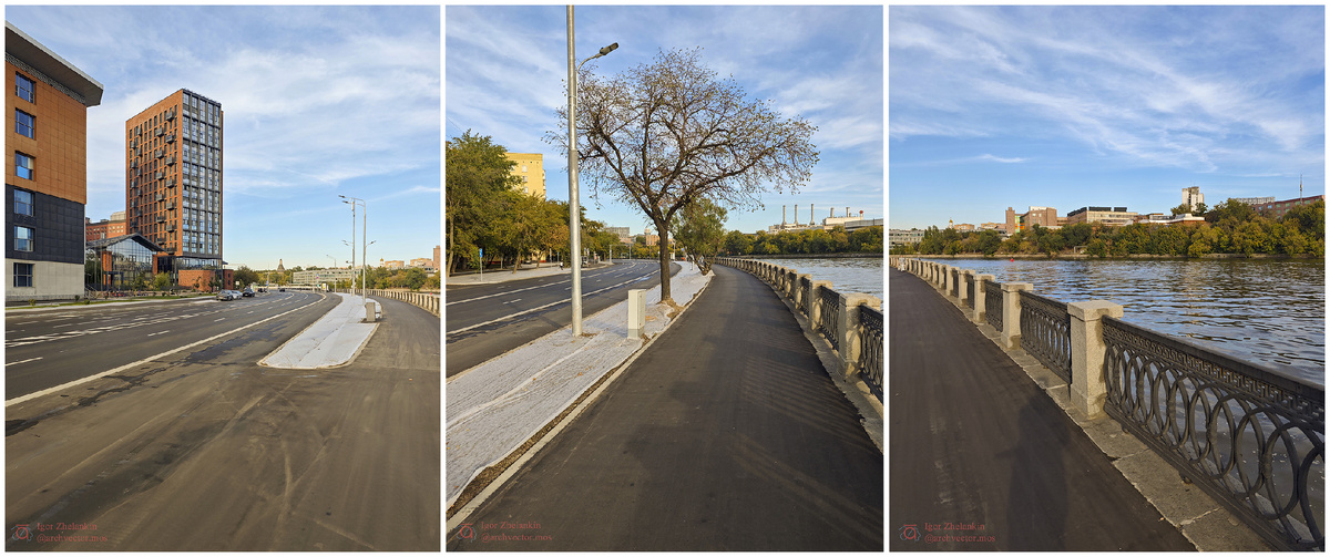 Обновленные набережные. Фото автора