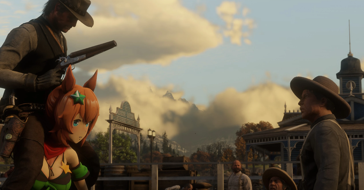    Почему бы и нет. Моддер заменил лошадей в RDR 2 на аниме-девочек из гачи Umamasume