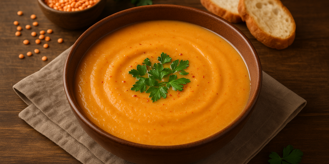 🍲Чечевичный суп-пюре: сытный, полезный и быстрый. Готовит гречанка