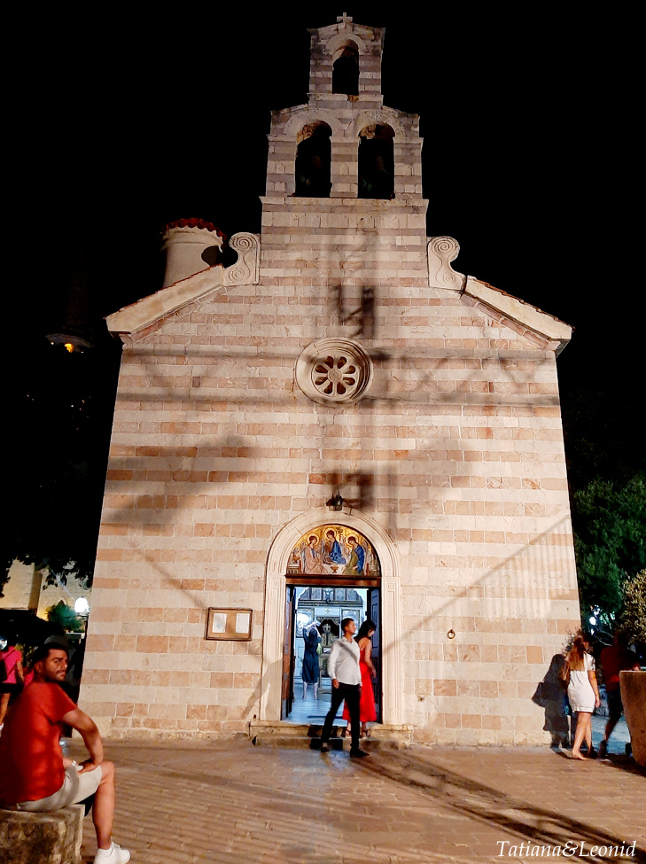 Церковь Святой Троицы.  Будва. Черногория