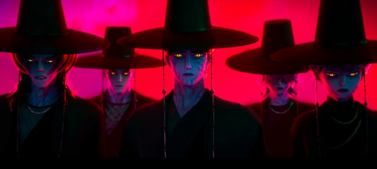 Кадр из Анимационного мультфильма KPop Demon Hunters