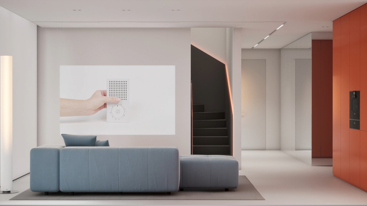 Фрагмент интерьерного видео для комании Марка