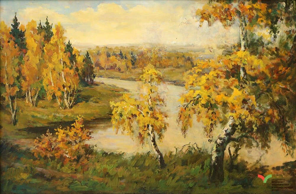    Пейзаж кисти Фёдора Дёмина. Фото: ГУК ТО "Тульское музейное объединение"