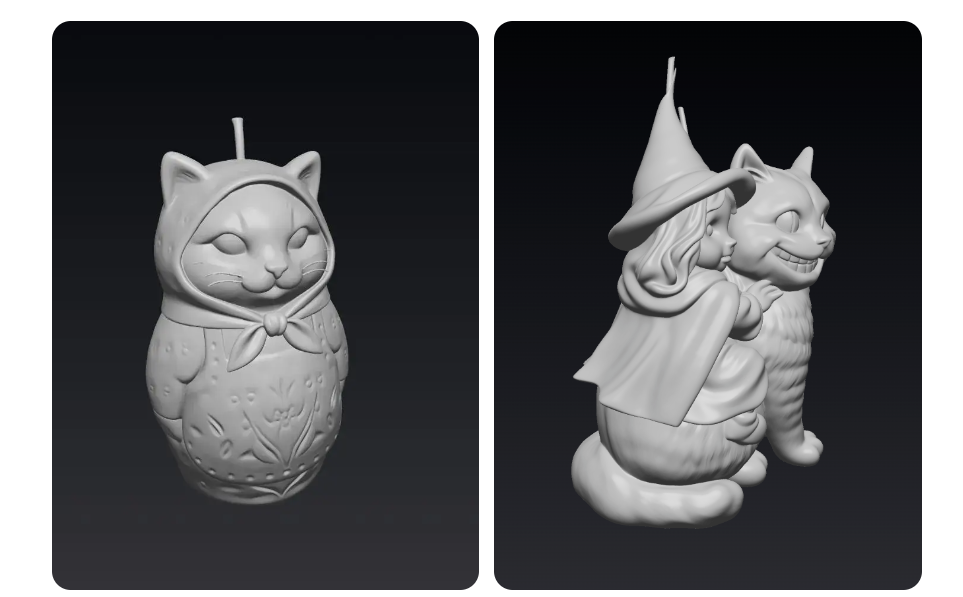 Рендеры объемных 3D-моделей сгенерированы с помощью ИИ